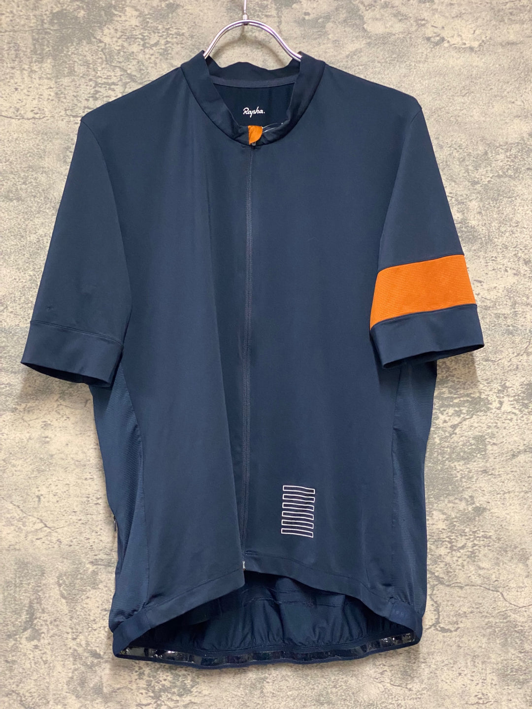 KR567 ラファ Rapha PRO TEAM TRAINIMG JERSEY Ⅱ 半袖 サイクルジャージ 紺 XXL