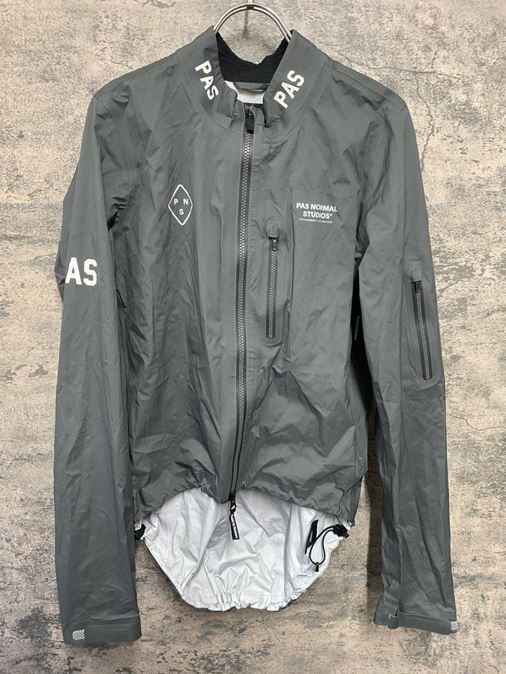 KA566 パスノーマルスタジオ PAS NORMAL STUDIOS PAS MECHANISM SHIELD JACKET 長袖 サイクルジャケット グレー M