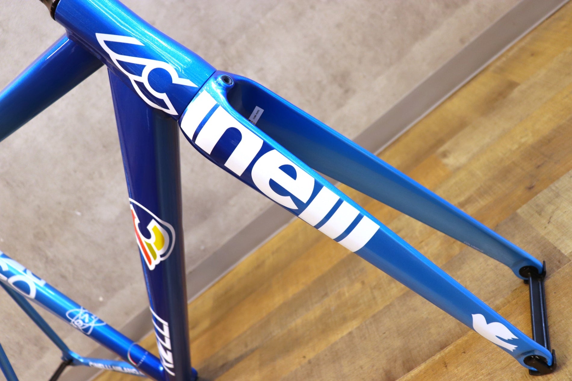 未使用 チネリ Cinelli ヴィゴレッリ VIGORELLI 80'S ナショナルブルー