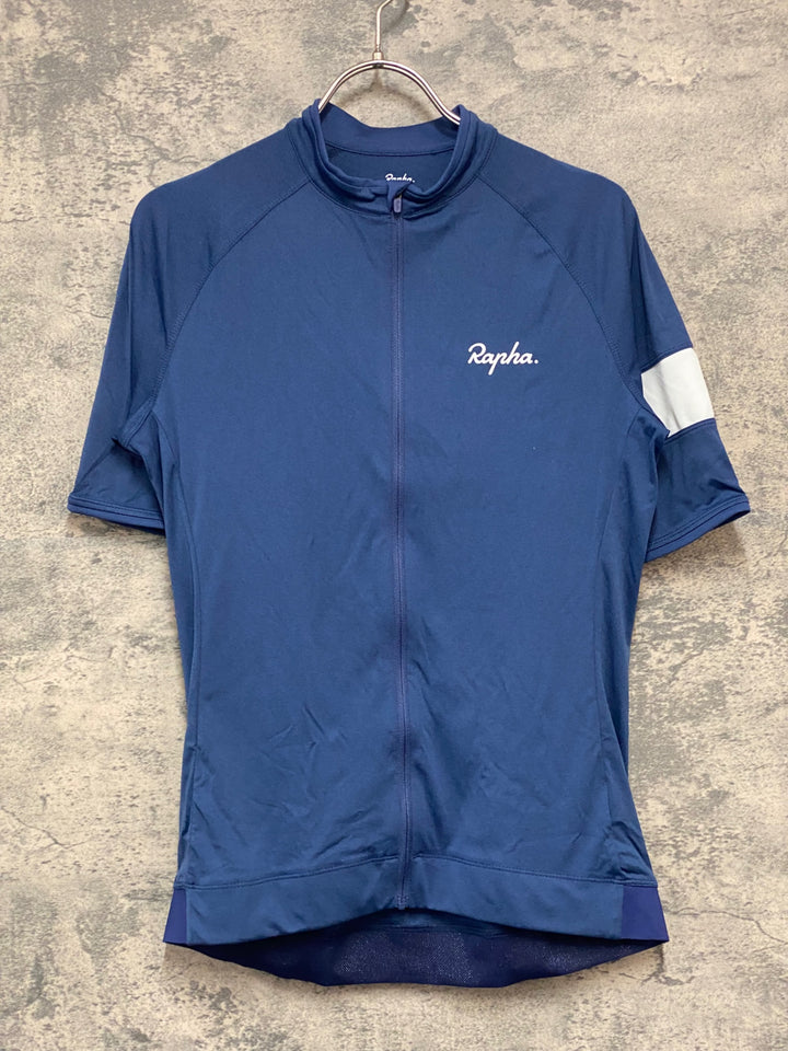 JY108 ラファ Rapha WOMEN'S CORE JERSEY 半袖 サイクルジャージ レディース 紺 M