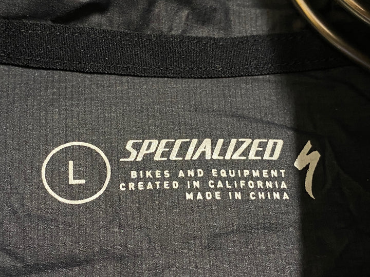 JP815 スペシャライズド SPECIALIZED 長袖 ウィンドブレーカー 黒 L