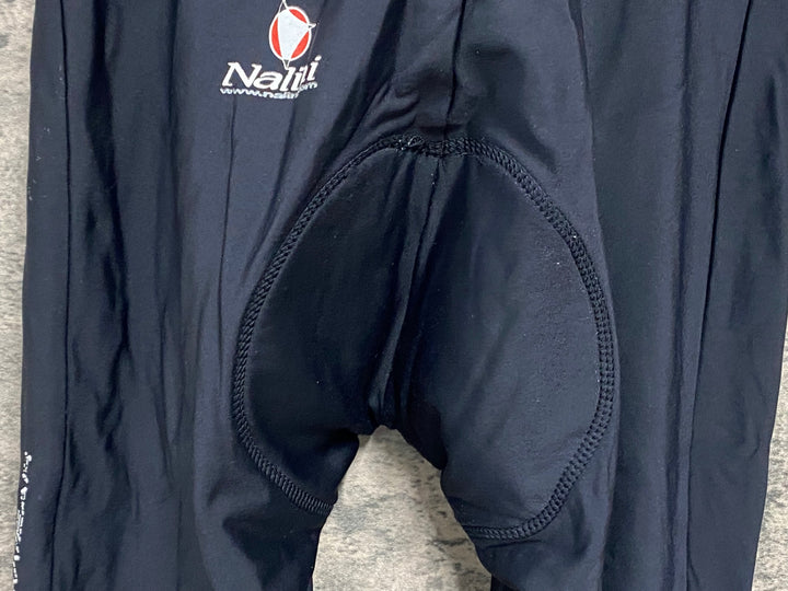 JN951 ナリーニ Nalini ビブタイツ 黒 L 裏起毛