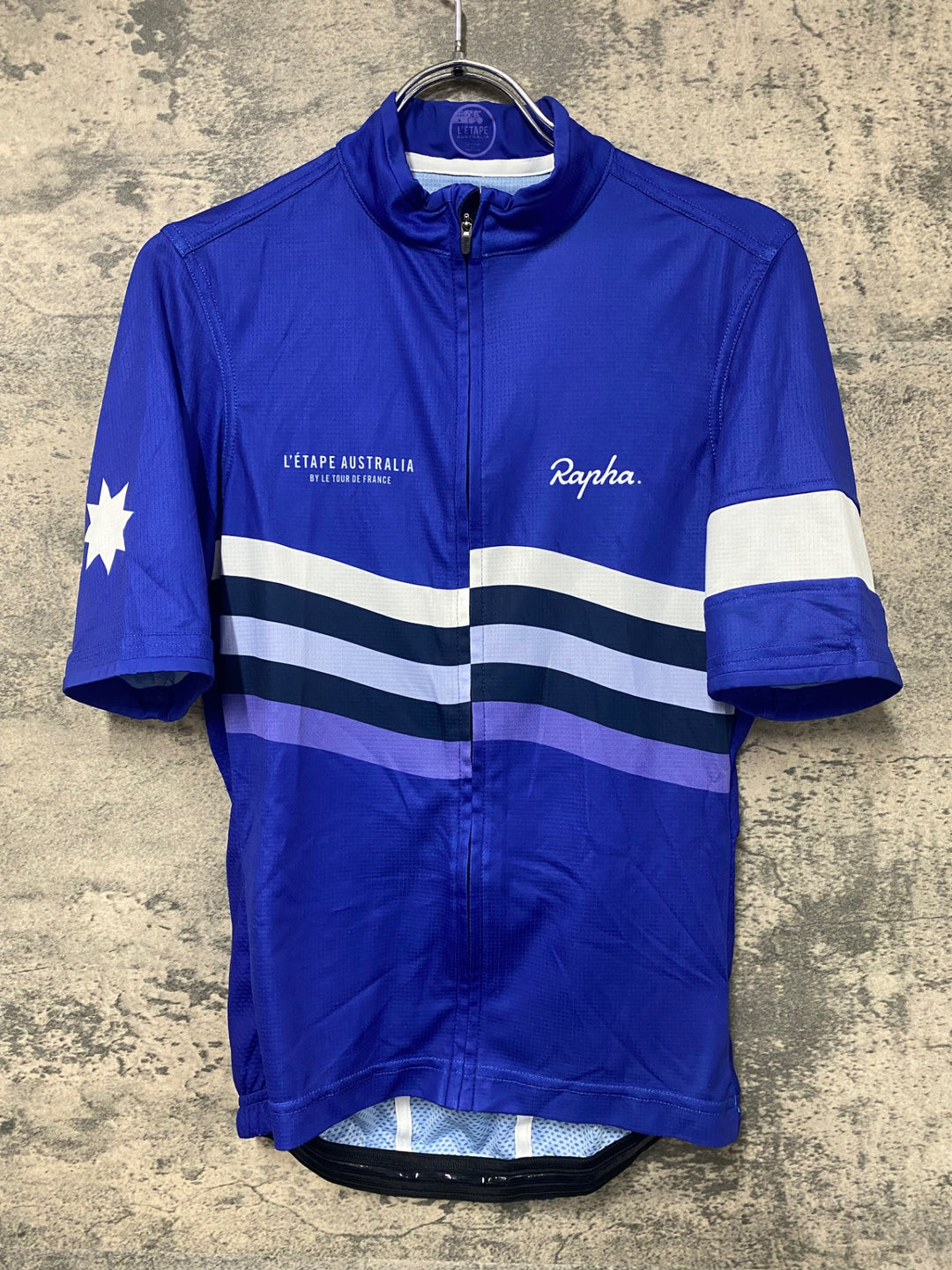 JI325 ラファ Rapha SUPER LIGHTWEIGHT JERSEY 半袖 サイクルジャージ 紫 M