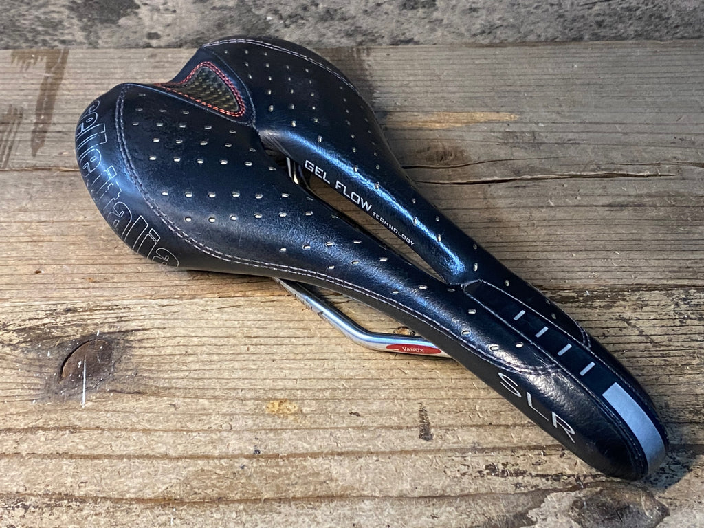 JQ819 セライタリア selle italia SLR GEL FLOW VANOXレール サドル 黒