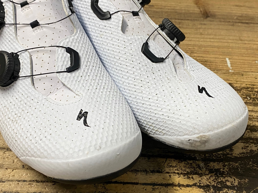 KK577 スペシャライズド SPECIALIZED トーチ Torch 3.0 ビンディングシューズ 白 EU42
