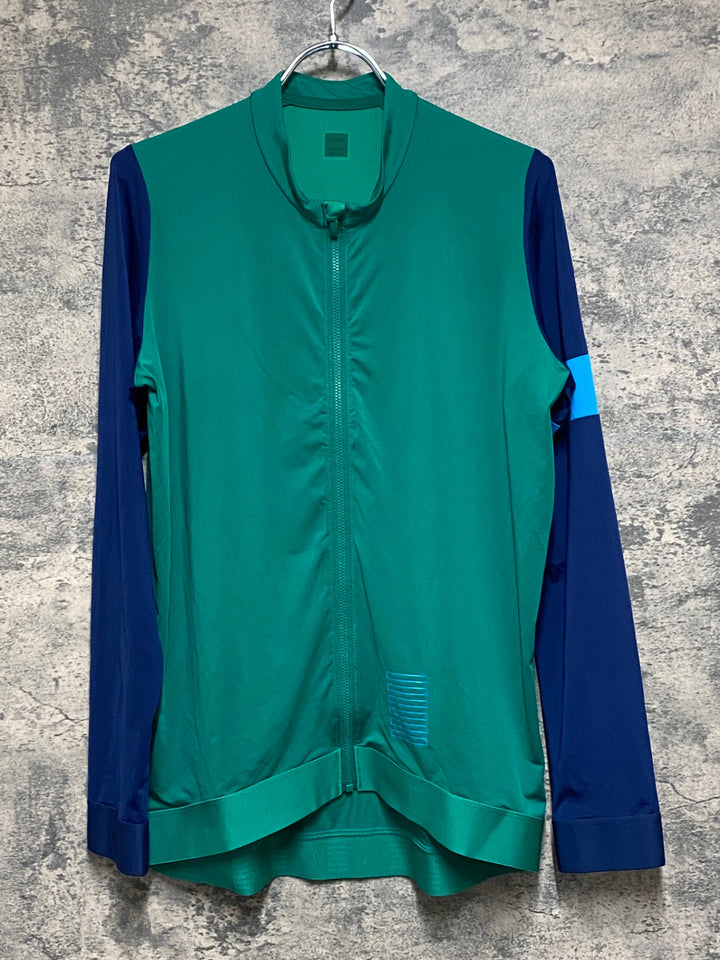 KP813 ラファ RAPHA PROTEAM LONG SLEEVE TRAINING JERSEY 長袖サイクルジャージ 緑 XXL