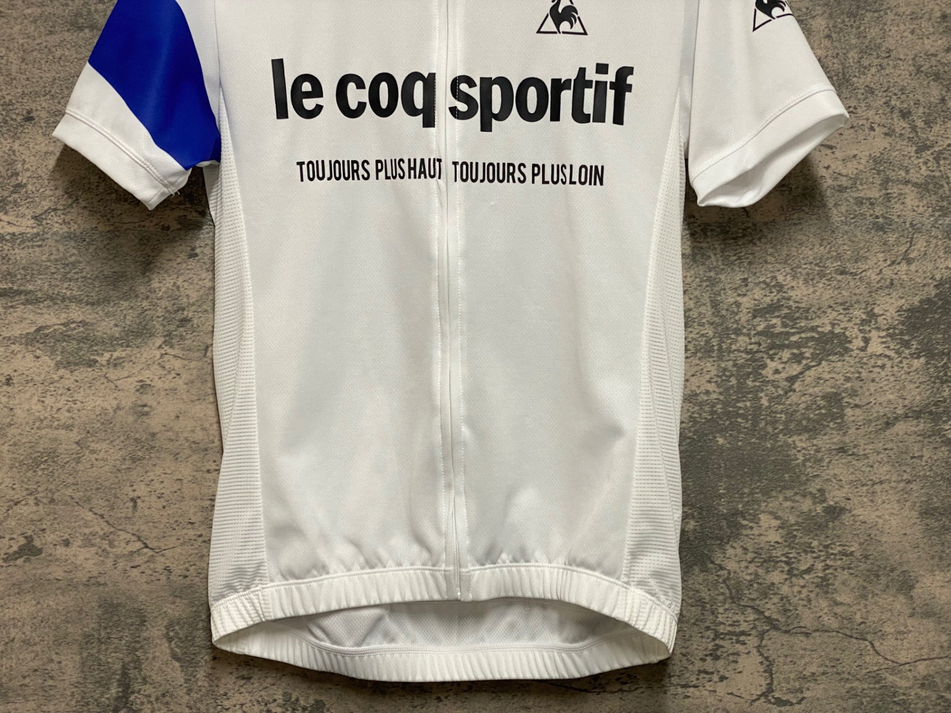JP154 ルコックスポルティフ le coq sportif 半袖 サイクルジャージ 白