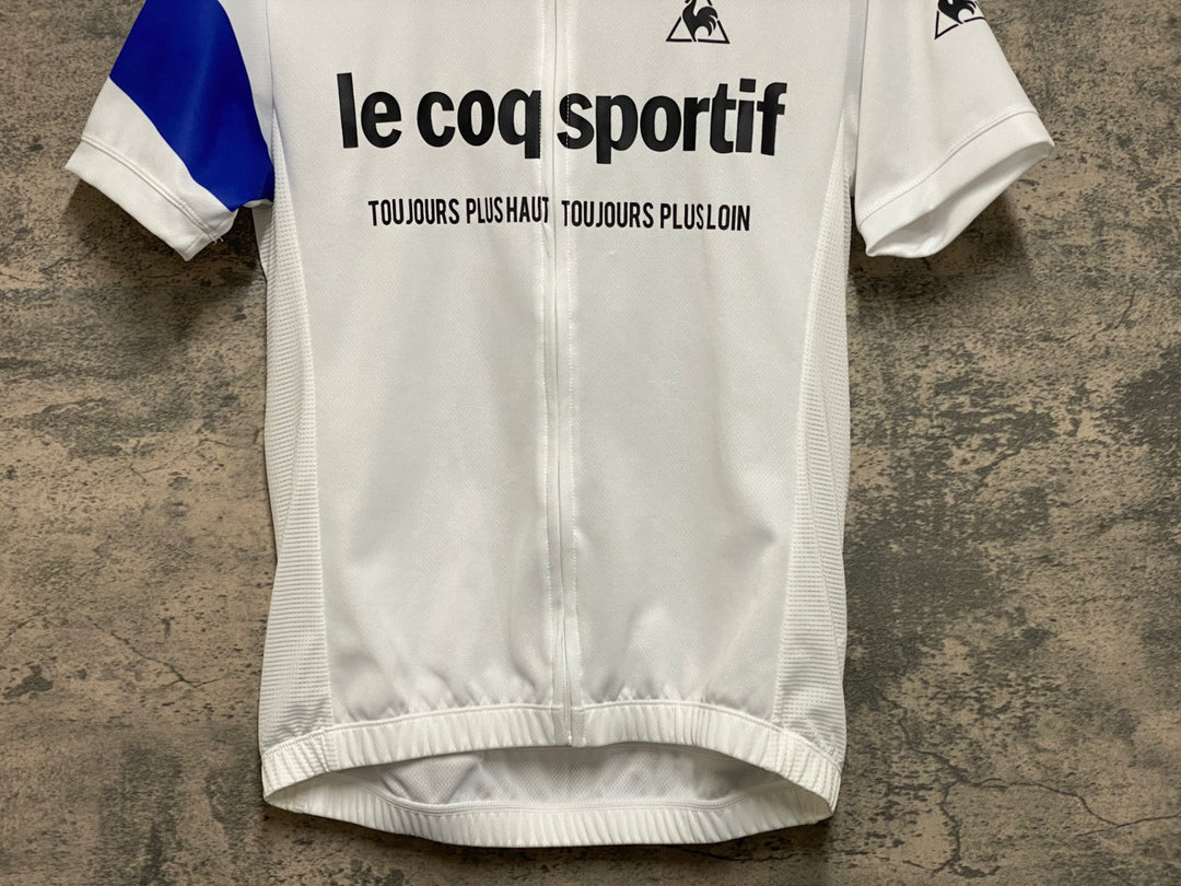 JP154 ルコックスポルティフ le coq sportif 半袖 サイクルジャージ 白 S