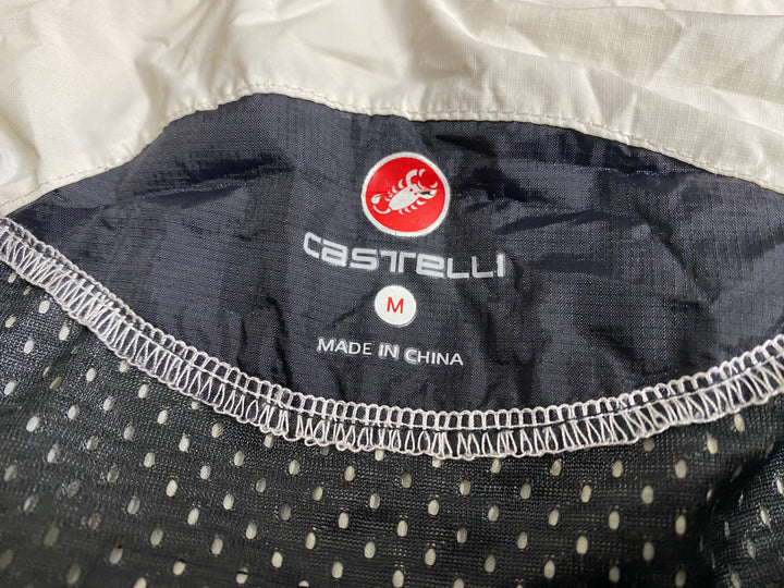 JS659 カステリ CASTELLI ROSSO CORSA サイクルベスト ジレ 白 M