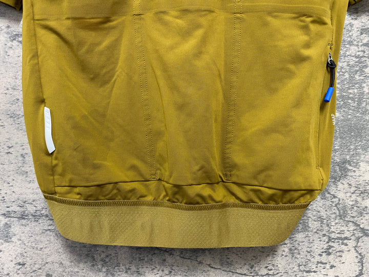 KD535 マープ MAAP TRAINING JERSEY 半袖 サイクルジャージ 黄土 S