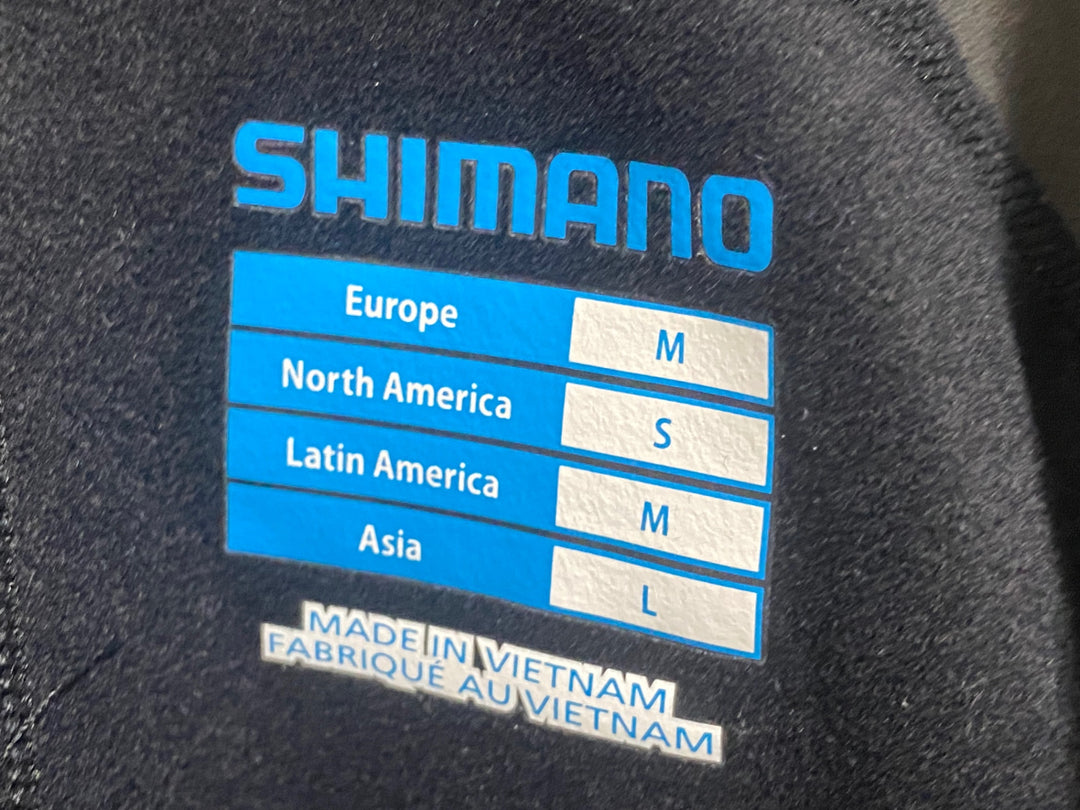 JU107 シマノ SHIMANO ビブタイツ 黒 L 裏起毛