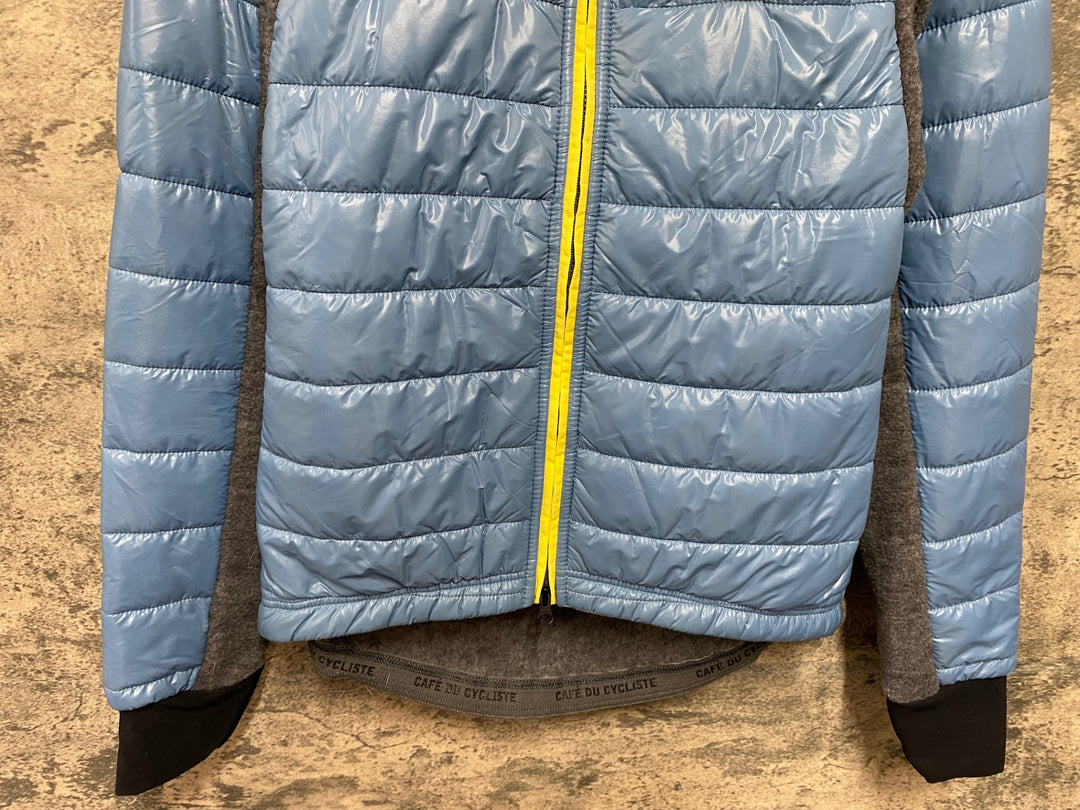 KC334 カフェドシクリステ Cafe du Cycliste Albertine Women 長袖 サイクルジャケット 青 S