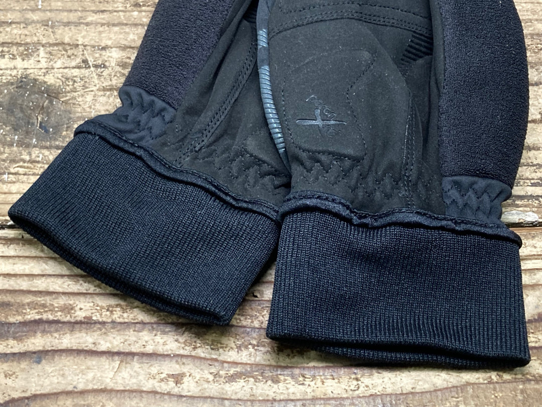JJ827 シマノ SHIMANO 長指 グローブ 黒 L 裏起毛 GORE-TEX INFINIUM