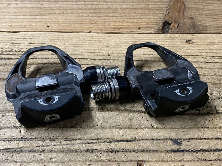 KL517 シマノ SHIMANO デュラエース DURA-ACE PD-R9100 ビンディングペダル SPD-SL ※左ペダルプレート欠品