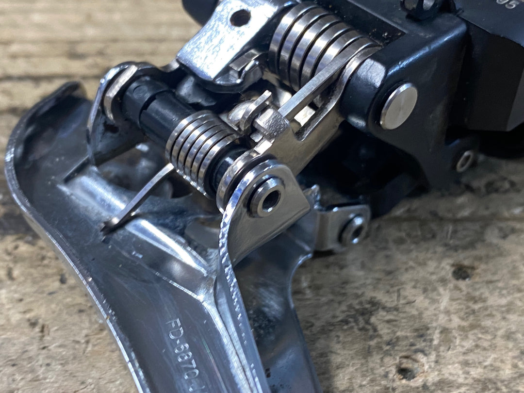 JY767 シマノ SHIMANO アルテグラ ULTEGRA FD-6870 フロントディレイラー Di2 動作確認済