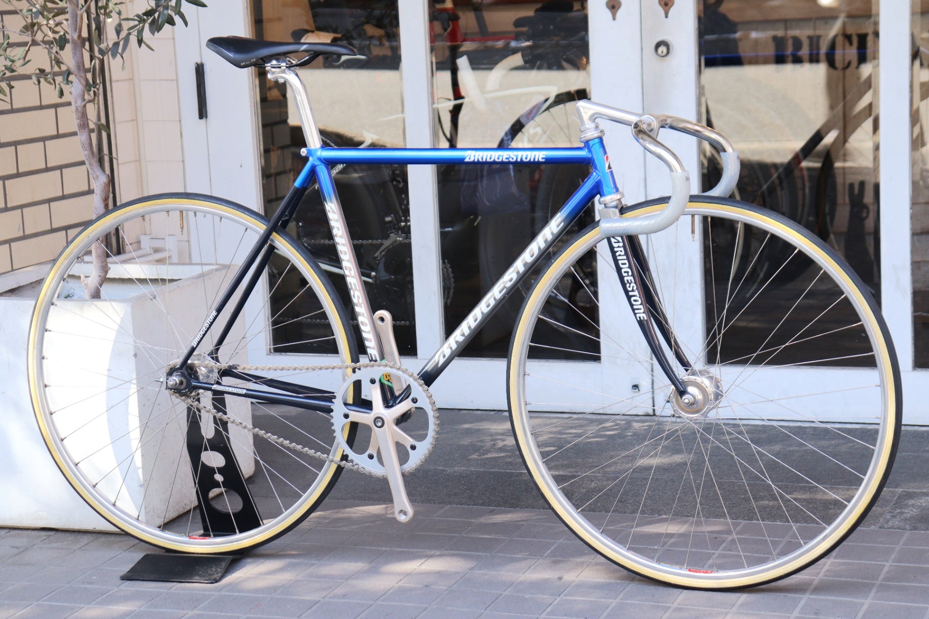 NJS 競輪　ブリヂストン　ピストフレーム レイノルズ853 ブリジストン BRIDGESTONE レイノルズ REYNOLS 853 NJS 500サイズ