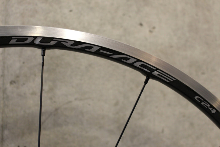 シマノ SHIMANO デュラエース DURA-ACE WH-9000-C24-CL-TL シマノ 11S/12S 15C アルミ/カーボン クリンチャー ホイールセット 【福岡店】