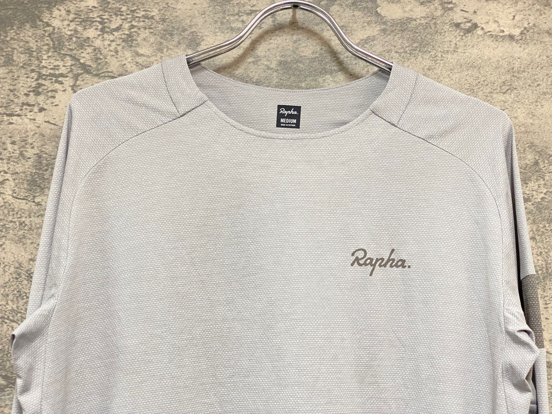 KA630 ラファ Rapha TRAIL LONG SLEEVE TECHNICAL T-SHIRT 長袖 Tシャツ グレー M