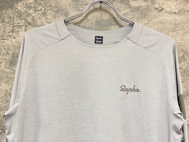 KA630 ラファ Rapha TRAIL LONG SLEEVE TECHNICAL T-SHIRT 長袖 Tシャツ グレー M