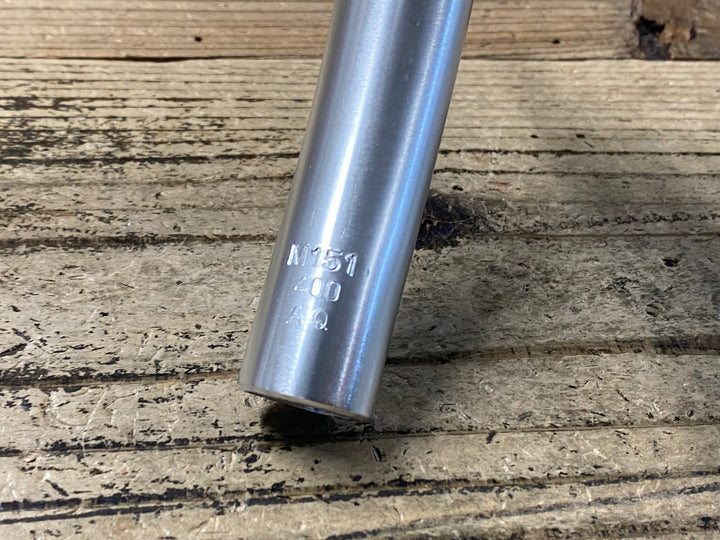 KJ376 日東 NITTO M151F アルミドロップハンドル シルバー 400mm Φ26.0