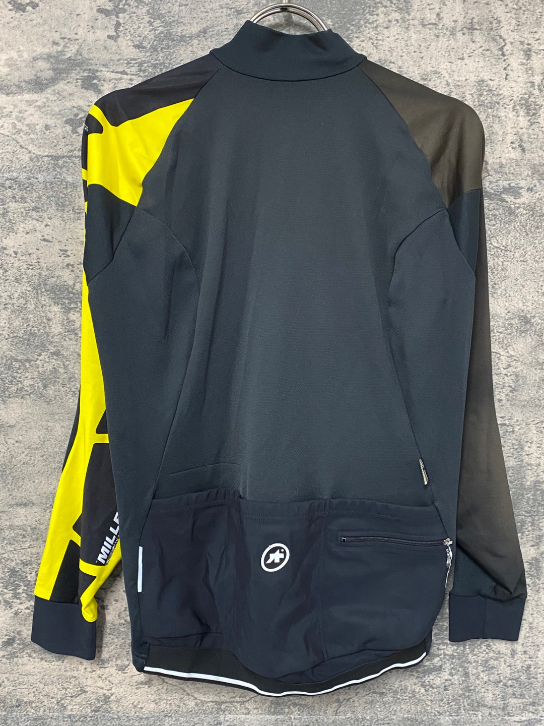 JE925 アソス ASSOS intermedaite evo jaket Sサイズ 黒/黄