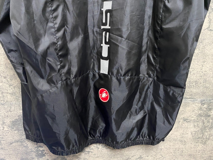 KH338 カステリ CASTELLI SQUADRA ER JACKET レインジャケット 黒 XL