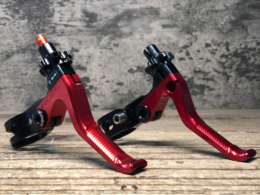 JI416 リデア RIDEA CNC XFH ブレーキレバー Φ22.2 Vブレーキ用