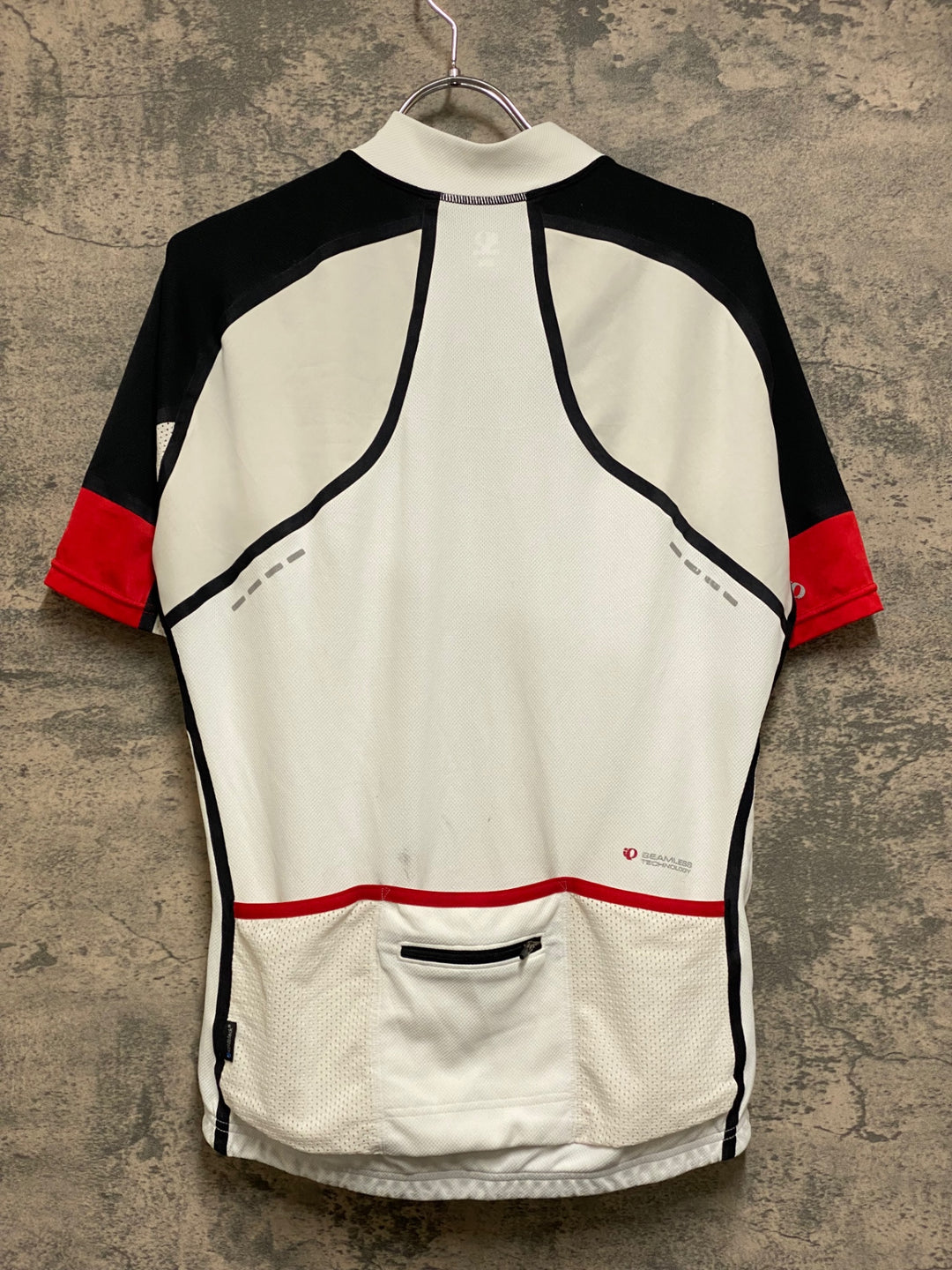 JP711 パールイズミ PEARL iZUMi 半袖 サイクルジャージ 黒 白 XL