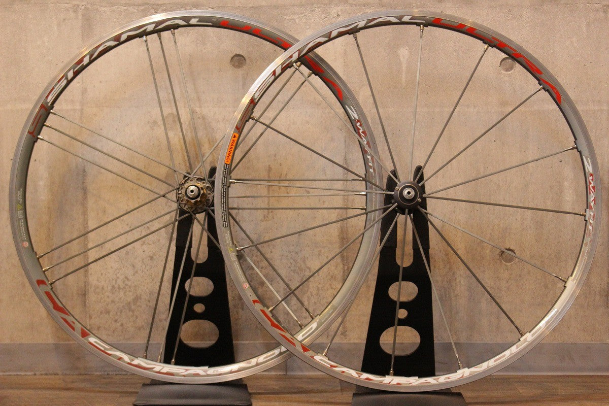 カンパニョーロ CAMPAGNOLO シャマルウルトラ SHAMAL ULTRA アルミ チューブレス ホイールセット カンパ 11/12S  ナローリム15C【名古屋店】