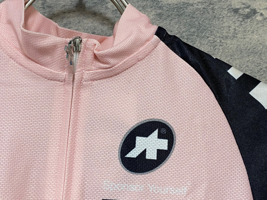 KD605 アソス assos 半袖 サイクルジャージ ピンク S レディース ※汚れあり