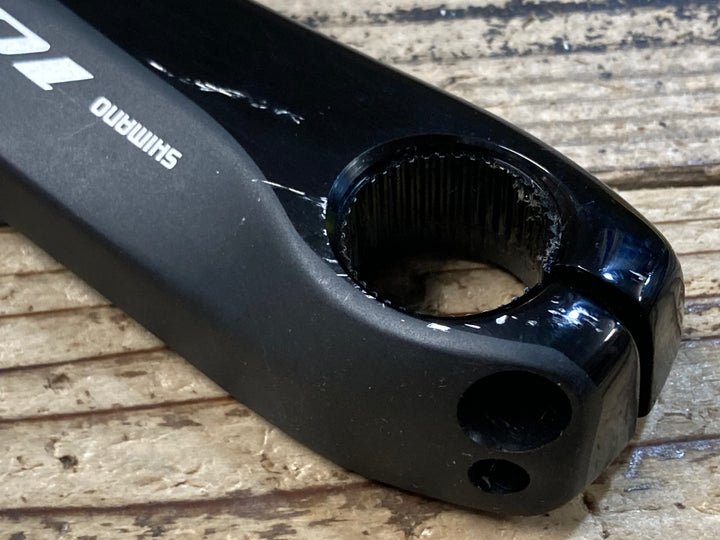 JX240 シマノ SHIMANO 105 FC-R7000 左クランクアーム 172.5mm ※ボルト欠品,ネジ山舐めのためジャンク
