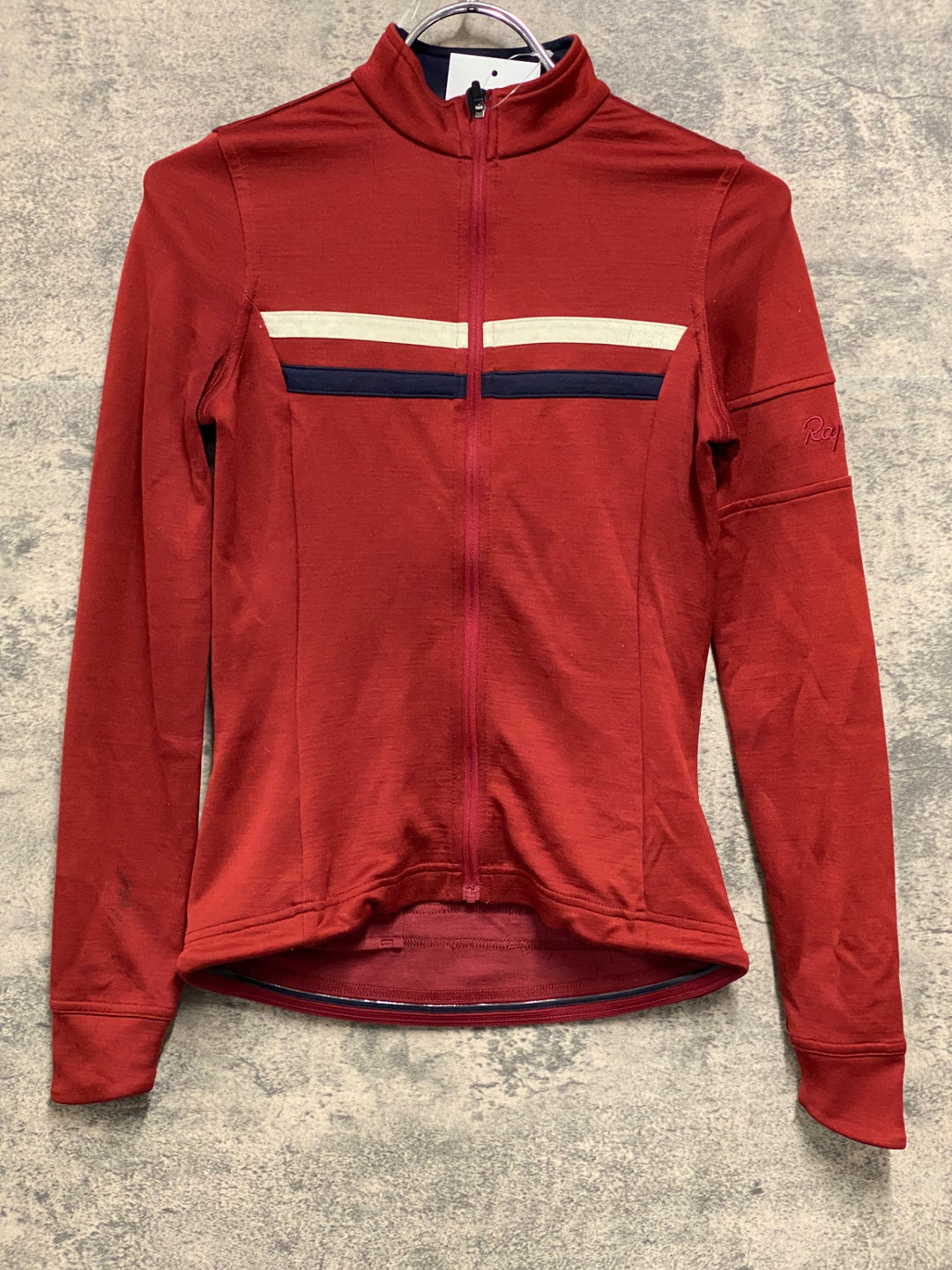 JW806 ラファ Rapha WOMEN'S LONG SLEEVE BREVET JERSEY 長袖 サイクルジャージ 赤 XXS レディース