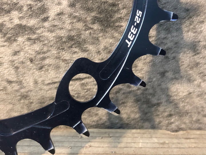 JU709 スギノ Sugino CYCLOID Super Hill Climb CY4-SHC チェーンリング 紺 33T 12S