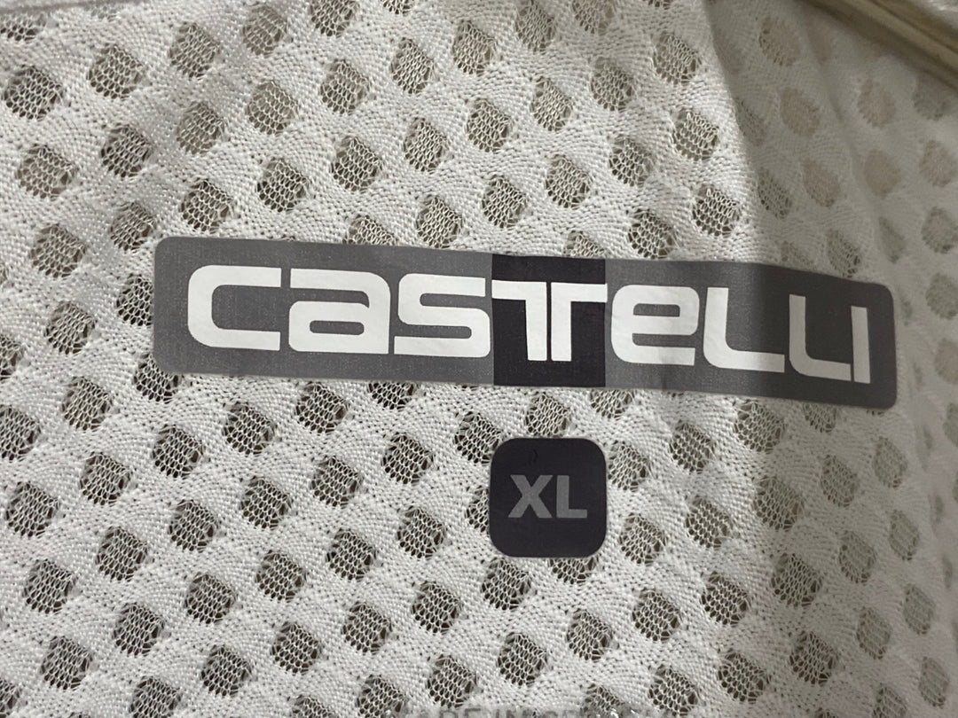 KB231 カステリ CASTELLI PRO ISSUE SS 半袖 ベースレイヤー 白 XL
