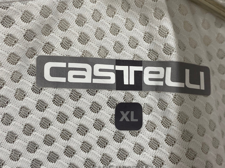 KB231 カステリ CASTELLI PRO ISSUE SS 半袖 ベースレイヤー 白 XL