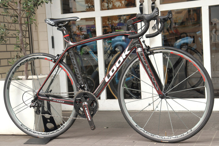 ルック LOOK 695 2011モデル Sサイズ カンパニョーロ スーパーレコード MIX 11S カーボン ロードバイク SHAMAL ULTRA 15C 【横浜店】