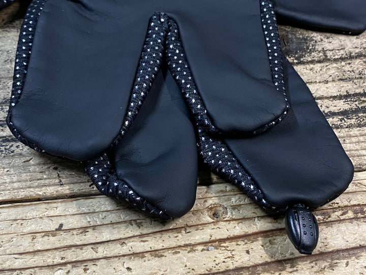 JT514 アソス ASSOS Lobster Shell Gloves 長指 グローブ 黒 M 裏起毛