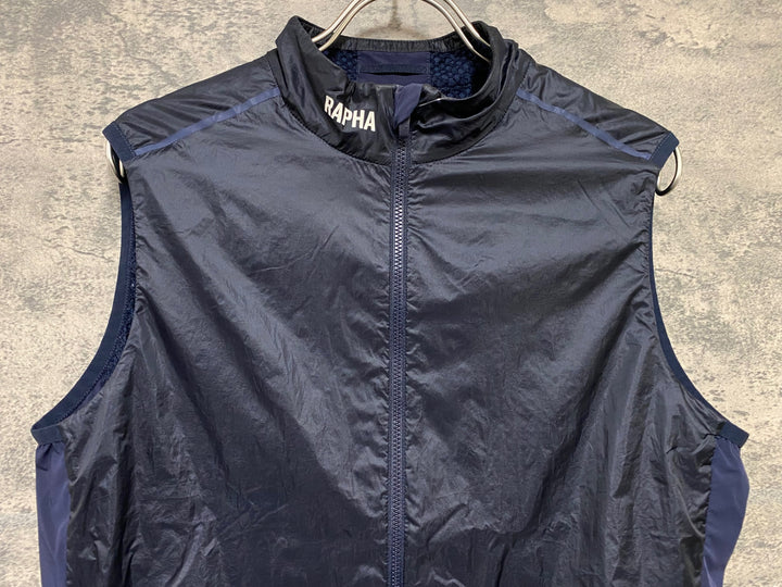KD618 ラファ Rapha PRO TEAM INSULATED GILET サイクルベスト ジレ 紺 M