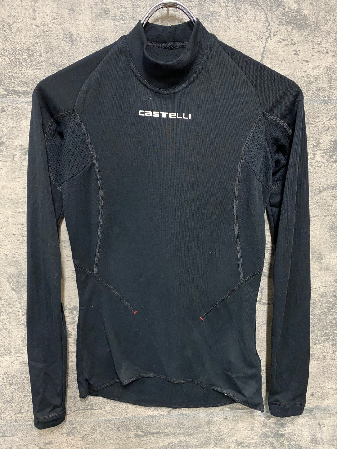 JT024 カステリ CASTELLI ROSSO CORSA 長袖 ベースレイヤー 黒 XS