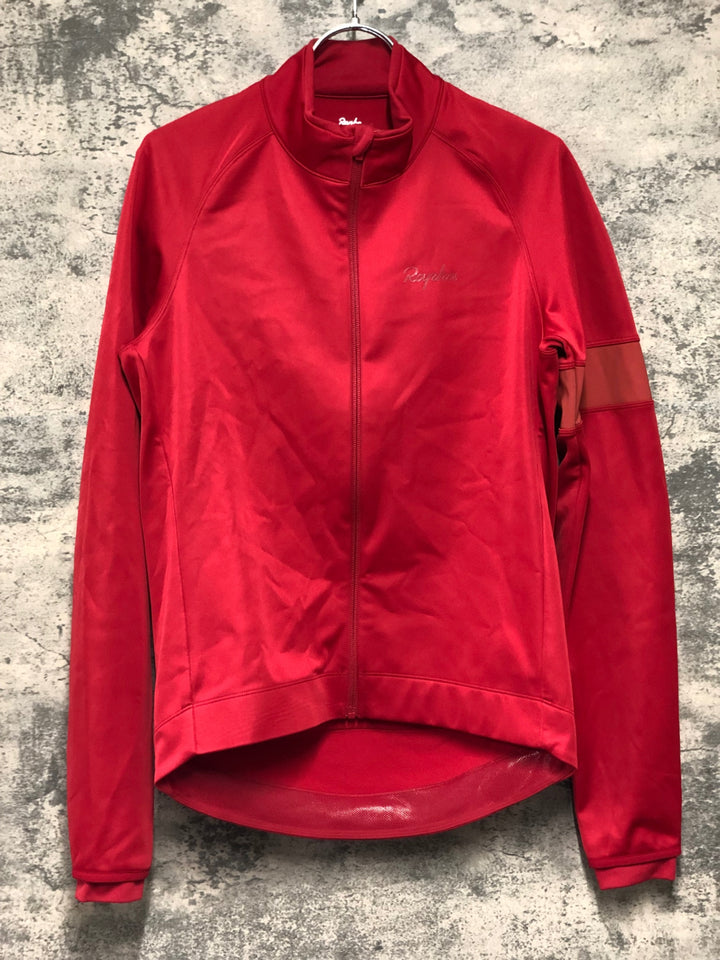 JE992 ラファ Rapha CORE WINTER JACKET 長袖 サイクルジャケット 赤 M 裏起毛