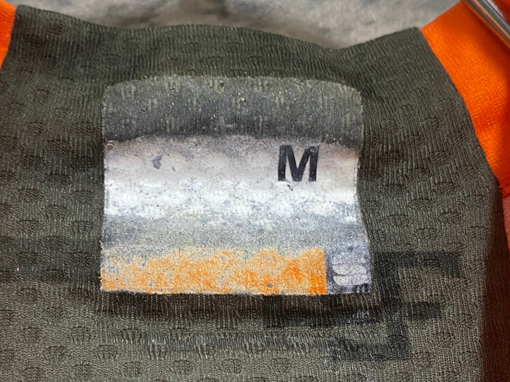KM615 スポーツフル sportful 半袖 サイクルジャージ オリーブ オレンジ M sagan