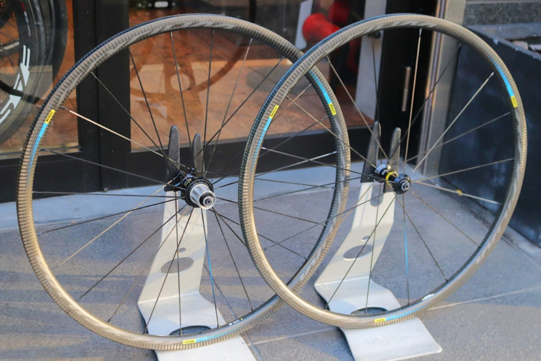 マヴィック MAVIC キシリウム KSYRIUM PRO CARBON SL T HAUTE ROUTE カーボン チューブラー ホイールセット シマノ12/11S 【東京南麻布店】