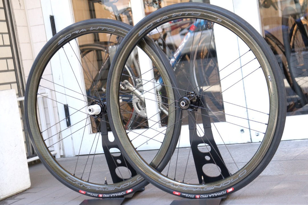 カンパニョーロ Campagnolo ボーラ BORA WTO 33 DB カーボン チューブレス ディスク ホイールセット シマノ11S/12S 19C 【横浜店】