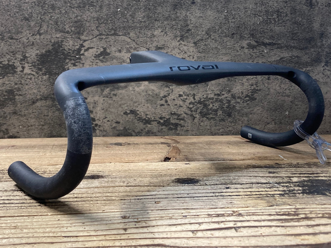 KK591 ロヴァール ROVAL RAPIDE COCKPIT カーボン ドロップハンドル ブラケットC-C420mm ステム長100mm