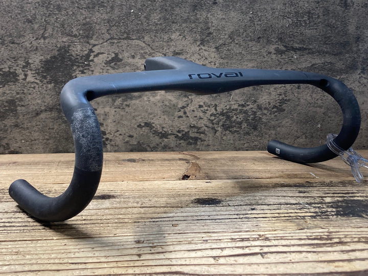 KK591 ロヴァール ROVAL RAPIDE COCKPIT カーボン ドロップハンドル ブラケットC-C420mm ステム長100mm