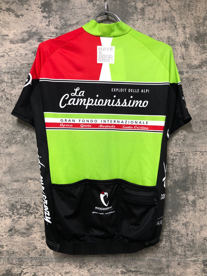 JT087 アソス assos 半袖サイクルジャージ La Campionissimo 黄緑 M