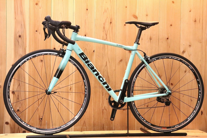 【フロントシングル仕様】 ビアンキ BIANCHI ヴィアニローネ VIA NIRONE 7 2021年モデル 53サイズ シマノ 105 R7000 MIX 11S アルミ ロードバイク 【芦屋店】