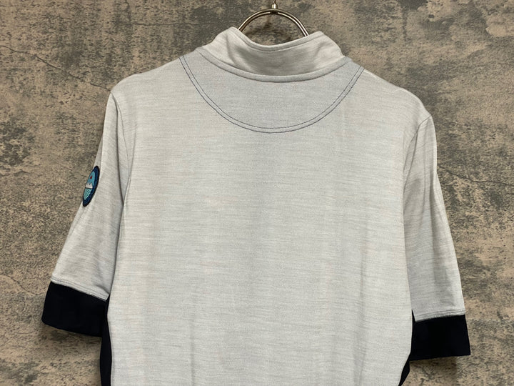 KF093 カフェドシクリステ CAFE DU CYCLISTE EGLANTINE Man 半袖 サイクルジャージ オフホワイト 黒 XL