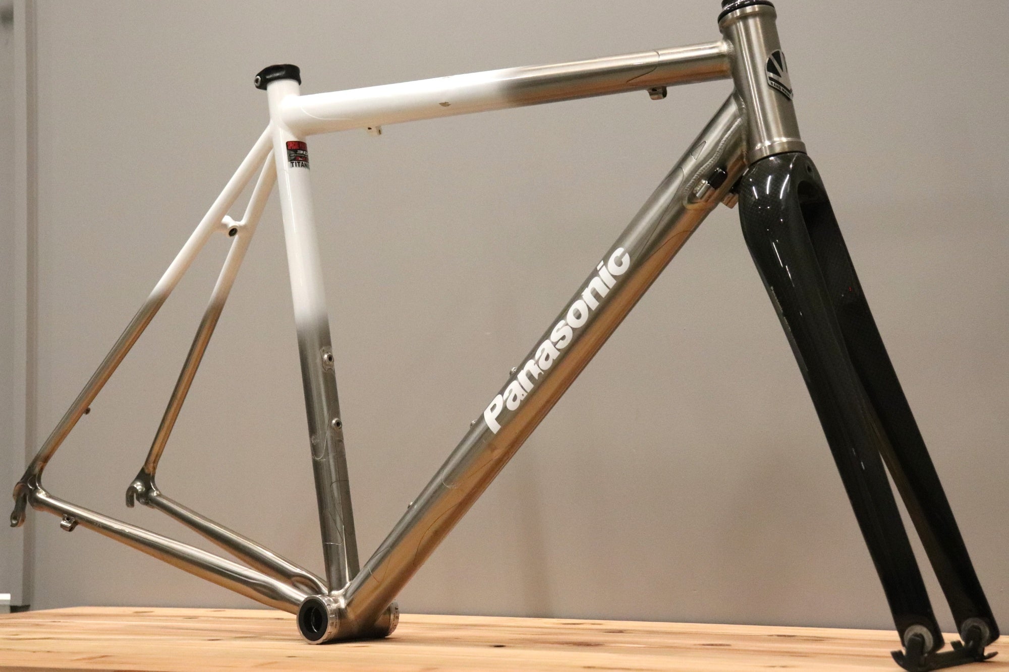 訳アリ パナソニック Panasonic FRT08 530サイズ チタン ロードバイク