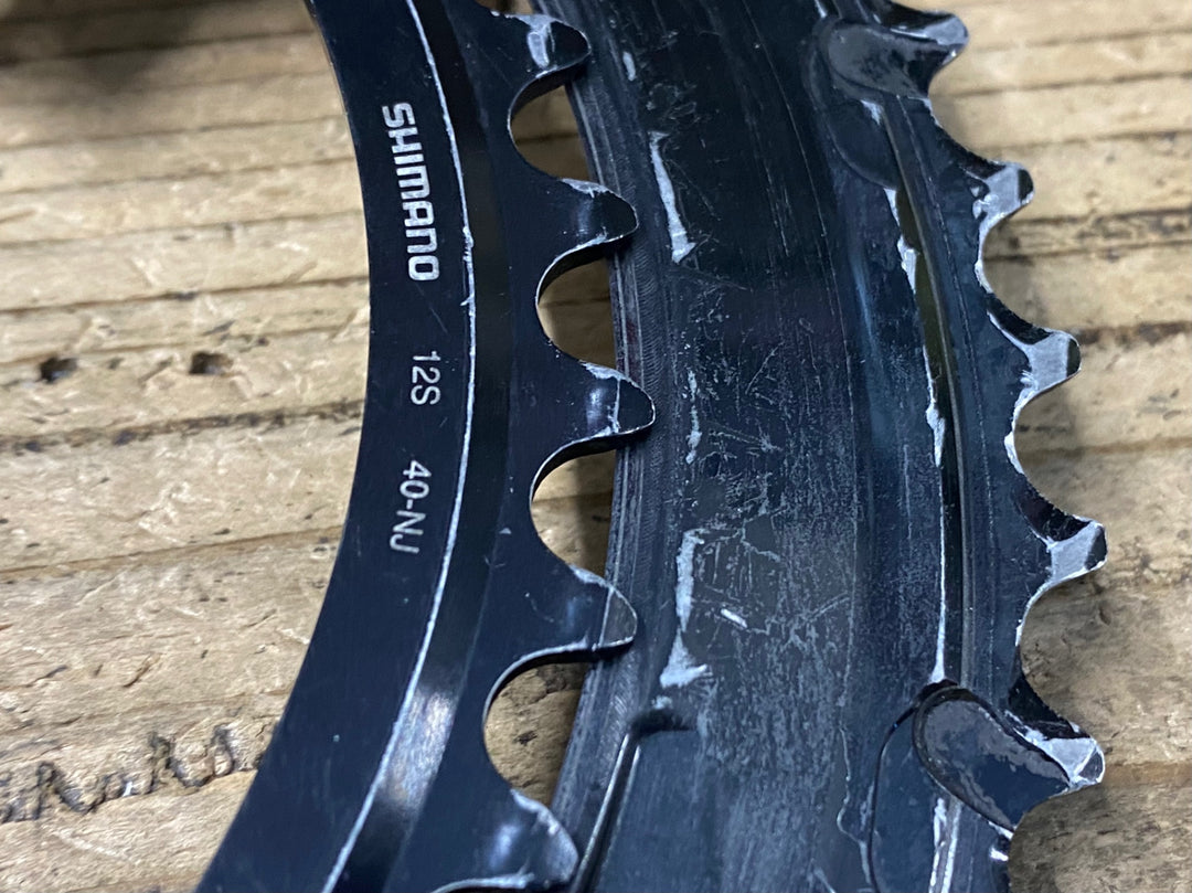 KM591 シマノ SHIMANO デュラエース DURA-ACE FC-R9200 チェーンリング 54/40T 12S※コーティング剥がれ